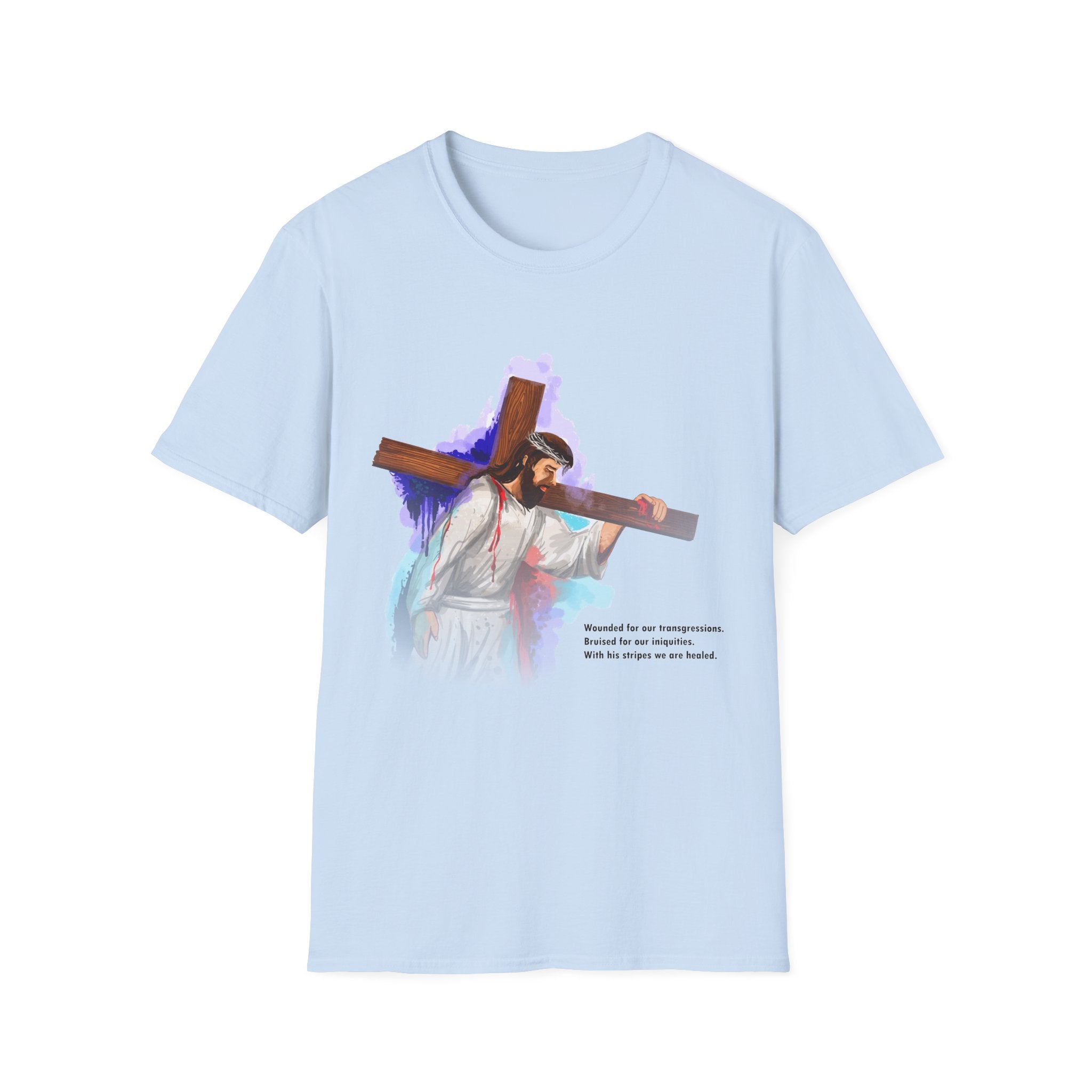 By His Wounds Christian T-Shirt, Unisex Christian Apparel ( FREE SHIPPING WORLDWIDE! )