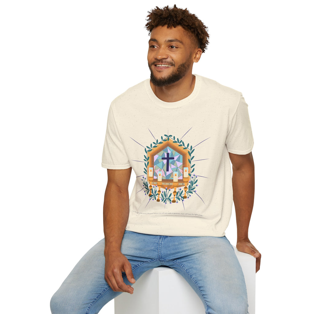 Light of The World Christian T-Shirt, Unisex Christian Apparel