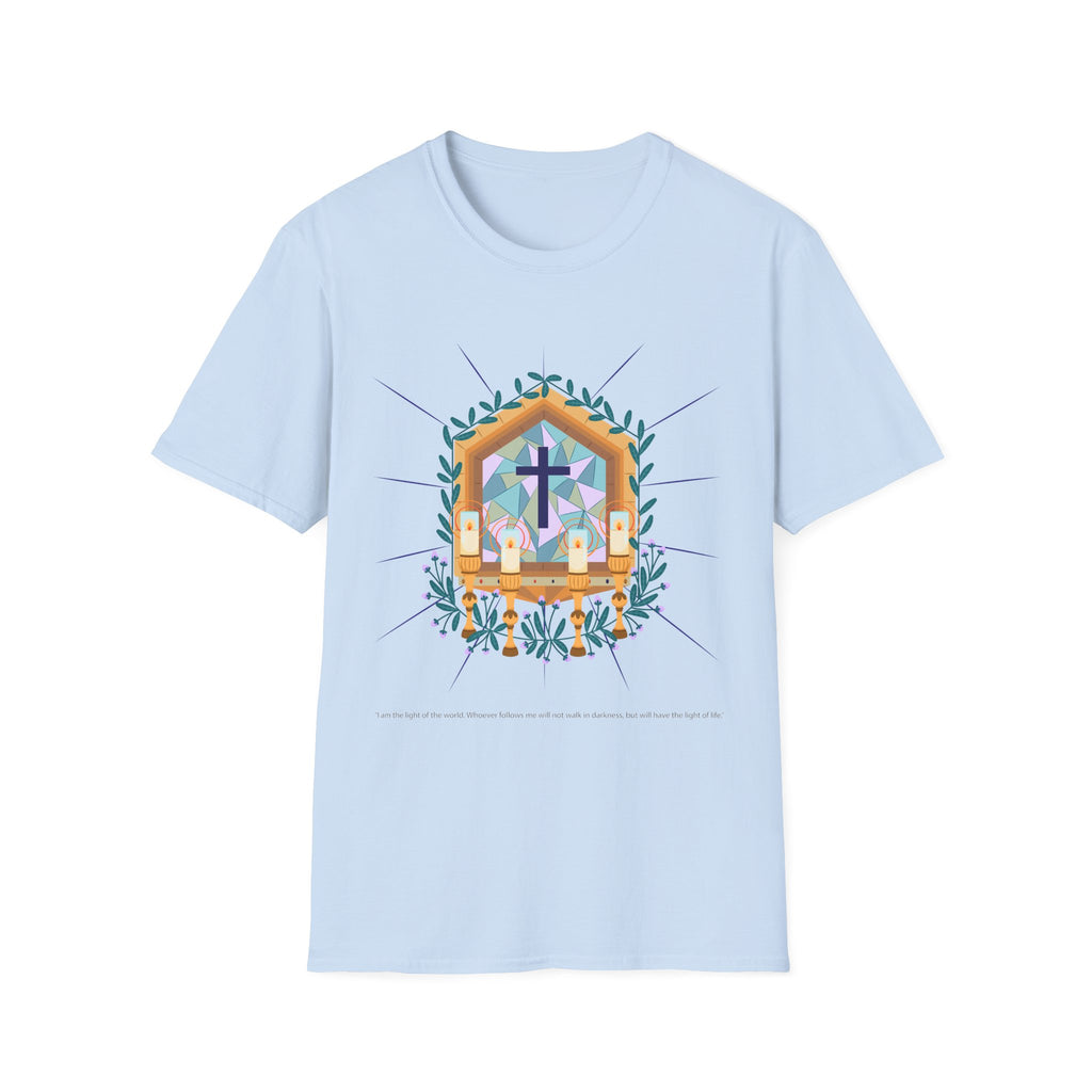 Light of The World Christian T-Shirt, Unisex Christian Apparel