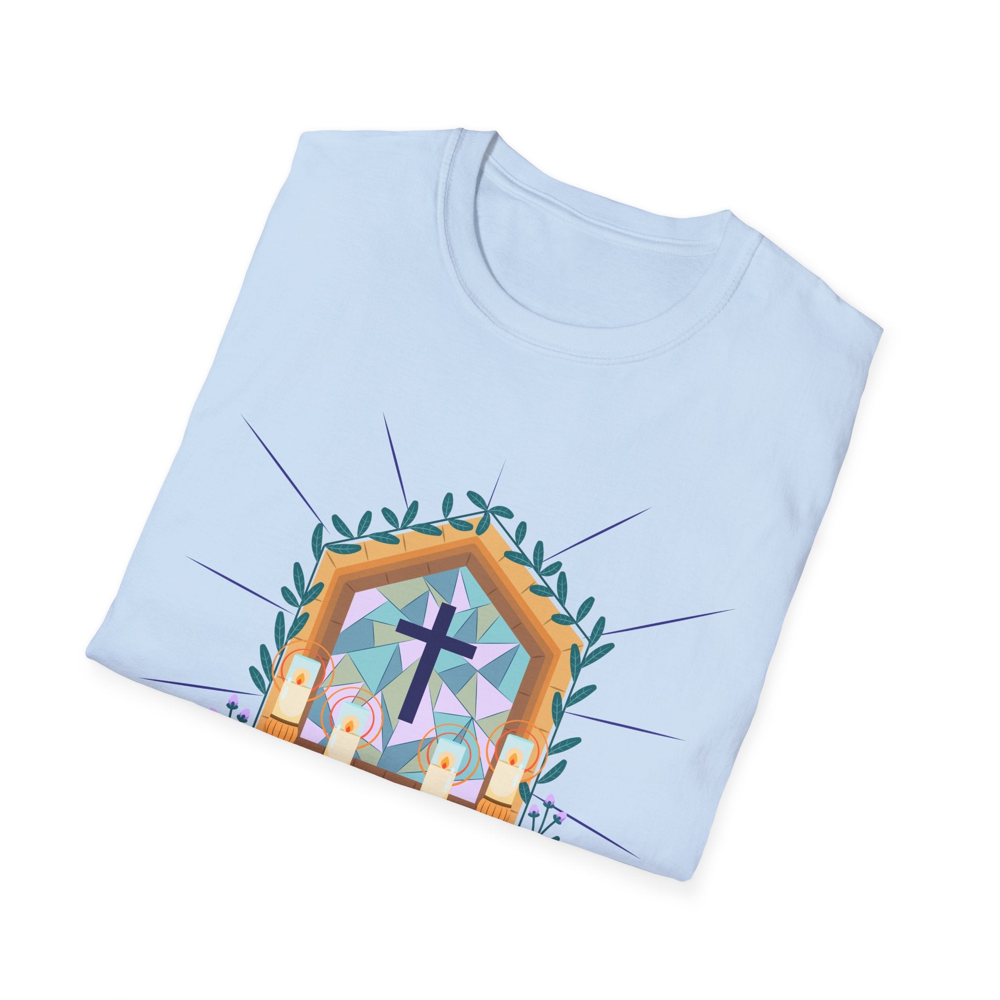 Light of The World Christian T-Shirt, Unisex Christian Apparel