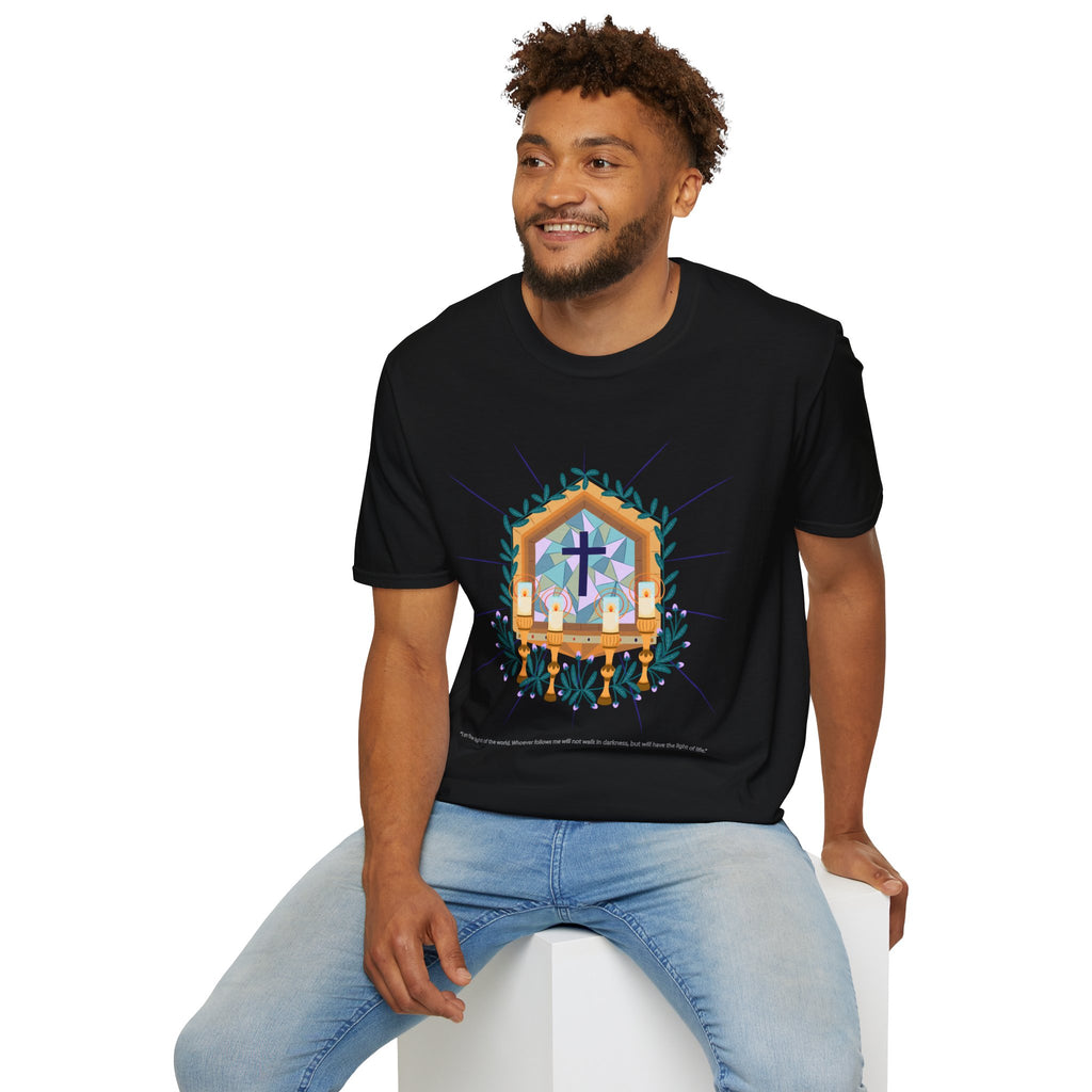 Light of The World Christian T-Shirt, Unisex Christian Apparel