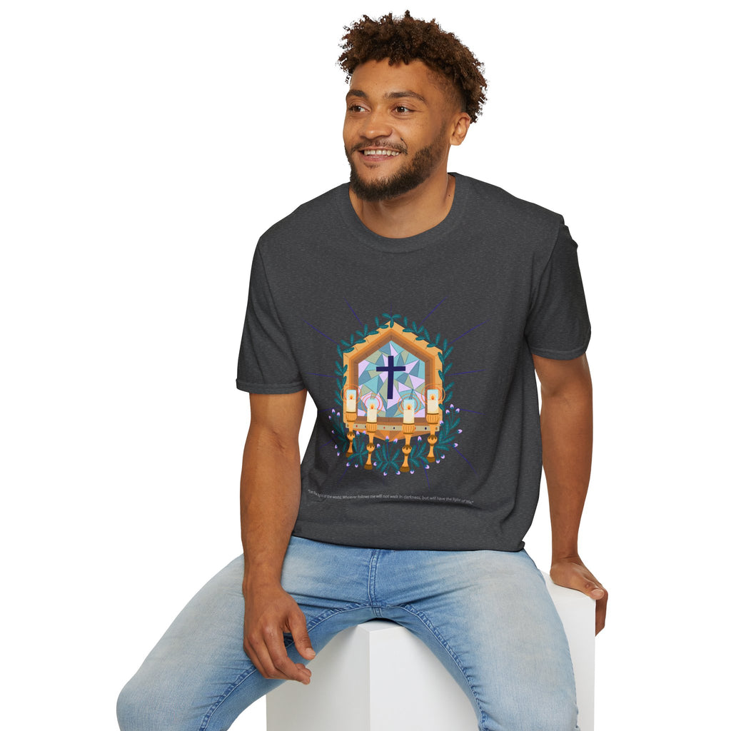 Light of The World Christian T-Shirt, Unisex Christian Apparel