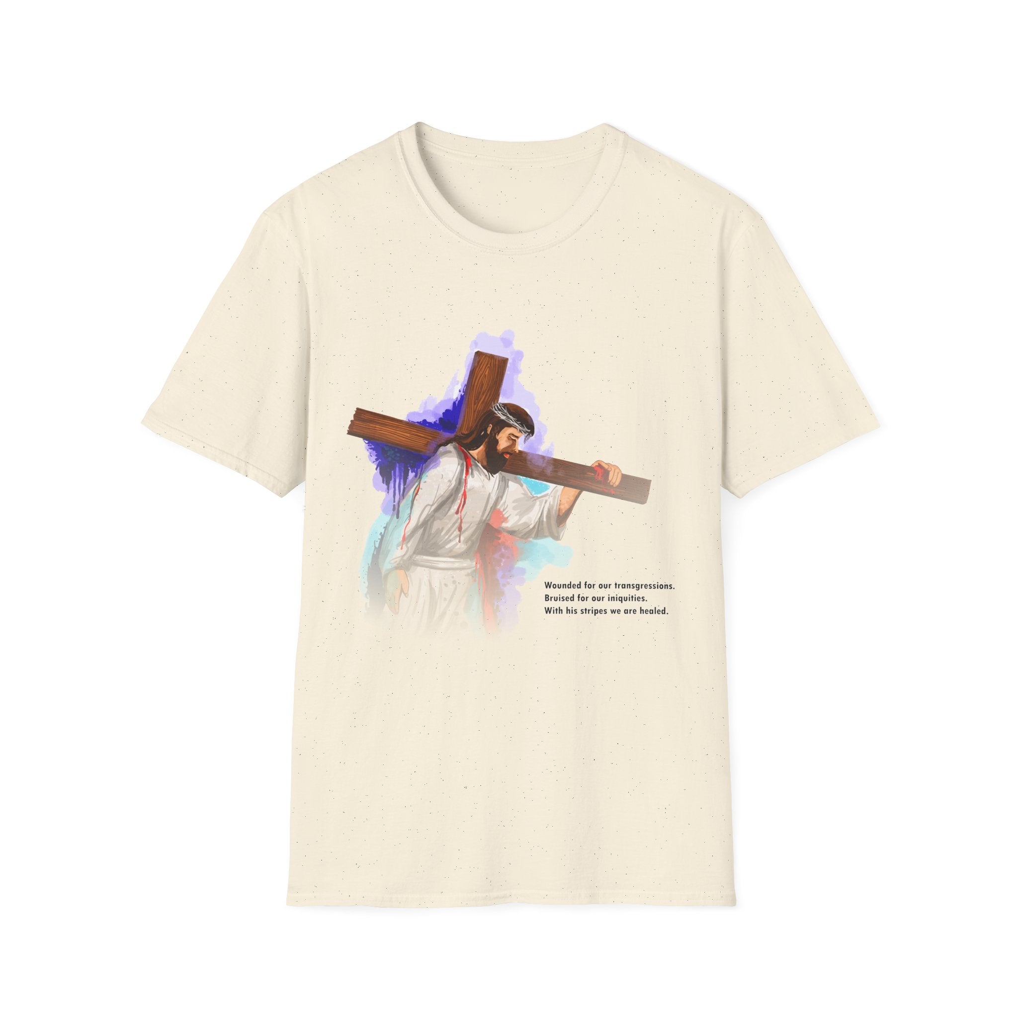 By His Wounds Christian T-Shirt, Unisex Christian Apparel ( FREE SHIPPING WORLDWIDE! )