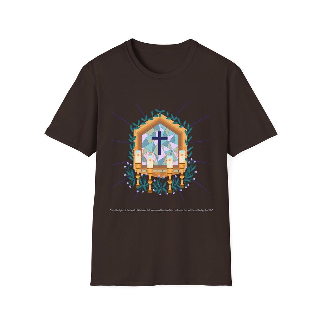 Light of The World Christian T-Shirt, Unisex Christian Apparel