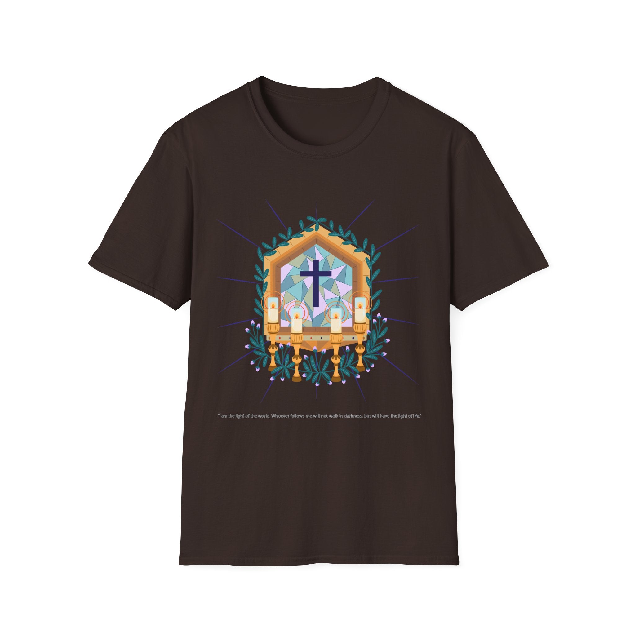 Light of The World Christian T-Shirt, Unisex Christian Apparel