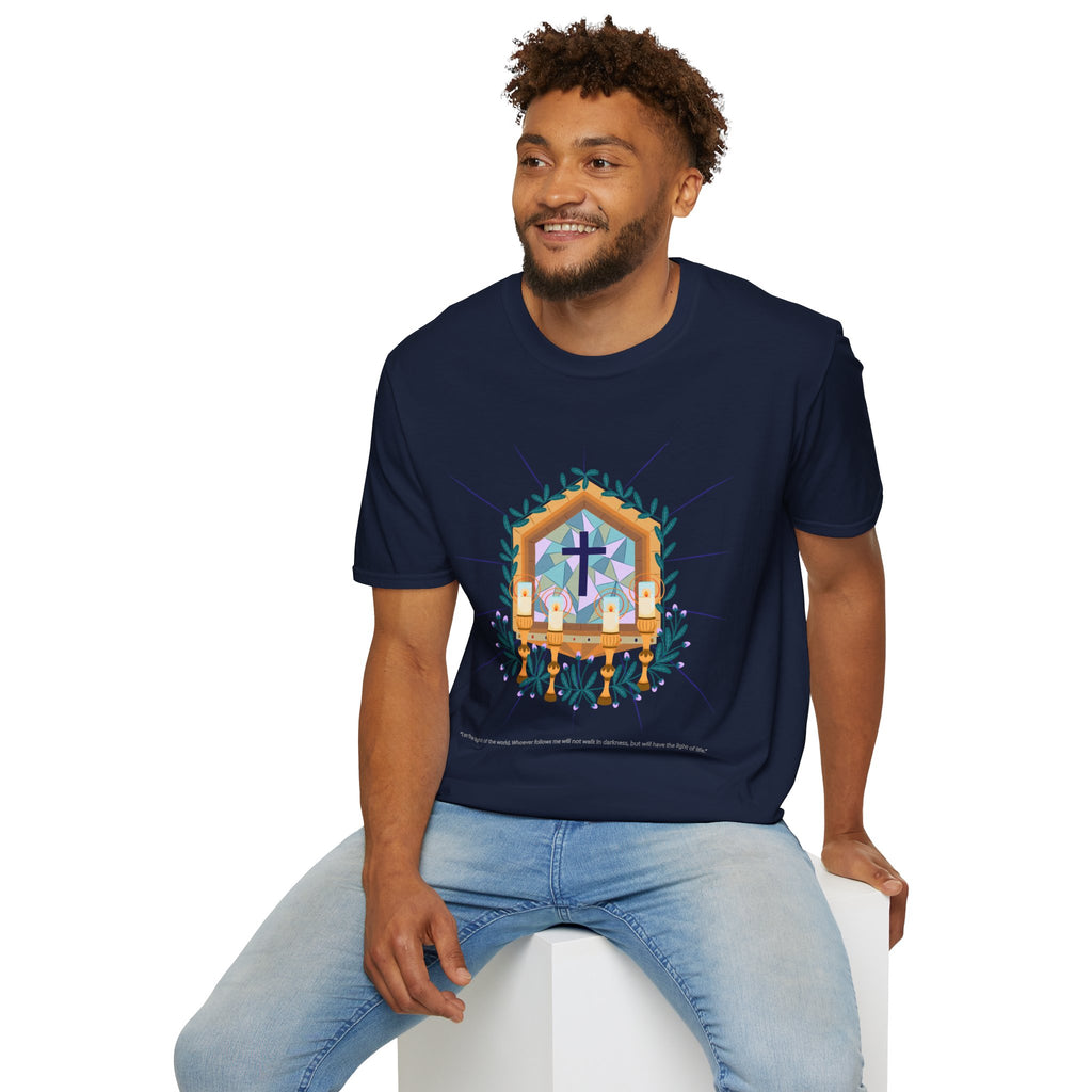 Light of The World Christian T-Shirt, Unisex Christian Apparel